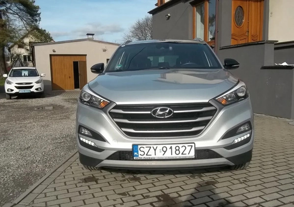 Hyundai Tucson cena 72900 przebieg: 180000, rok produkcji 2018 z Żywiec małe 154